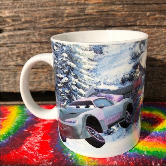 Disney Pixar Cars movie mug Coffee Cup Boost, Lightning McQueen, Wingo ceramic - Picture 3 of 9